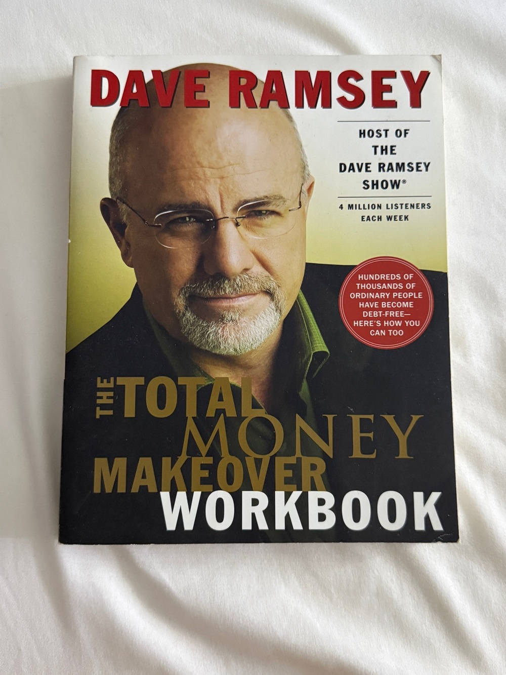 Dave Ramsey The Total Money Makeover Workbook - Black & Gold Cover